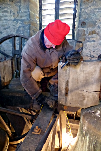 Removing bearing caps from bells